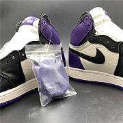 Air Jordan 1 Court Purple Black 555088-501  - 4