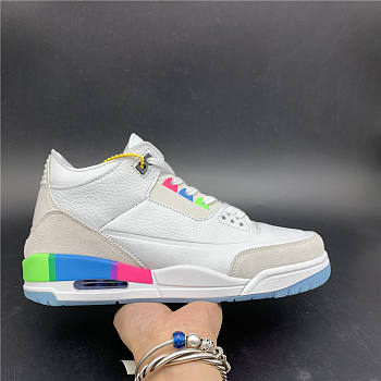 Air Jordan 3 White Rainbow AT9195-111
