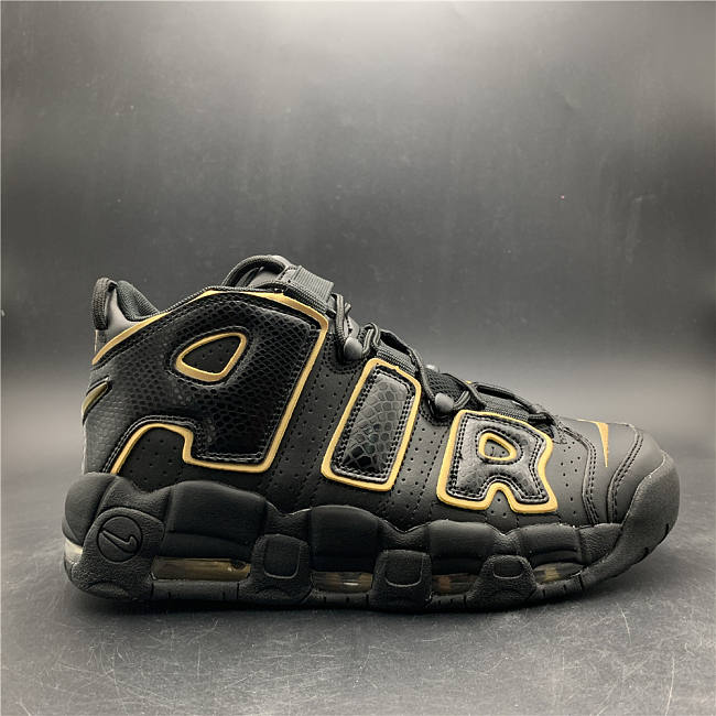 Nike Air More Uptempo black gold AV3810-001 - 1