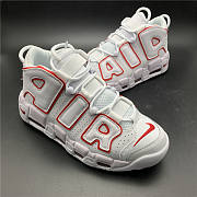 Nike Air More Uptempo white and red 415082-108 - 6
