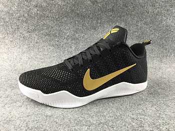 Nike Kobe 11 Black Gold Black & White China 885869-070