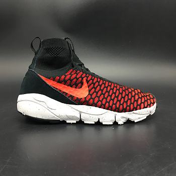 Nike Air Footscape black white and red 816560-002