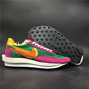 Nike Sacai LDWAFFLE Pink Green & Yellow BV0073-001 - 3