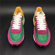 Nike Sacai LDWAFFLE Pink Green & Yellow BV0073-001 - 5