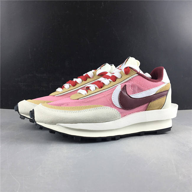 Nike Sacai White Pink Burgundy BV0073-500 - 1