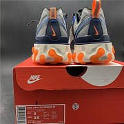 Nike React Element 87 Thunder Blue/Total Orange AQ1090-004  - 4