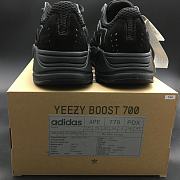 Adidas Yeezy Boost 700 Wave Runner Solid All Black B75576 ​ - 3