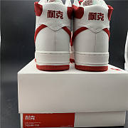 Nike Air Force 1 White University Red 743546-100 - 5