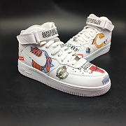 Nike Air Force 1 Mid Supreme NBA White AQ8017-100 - 5