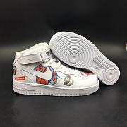 Nike Air Force 1 Mid Supreme NBA White AQ8017-100 - 6