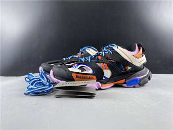 Balenciaga Track Trainers Black Orange 542436W1GC11054