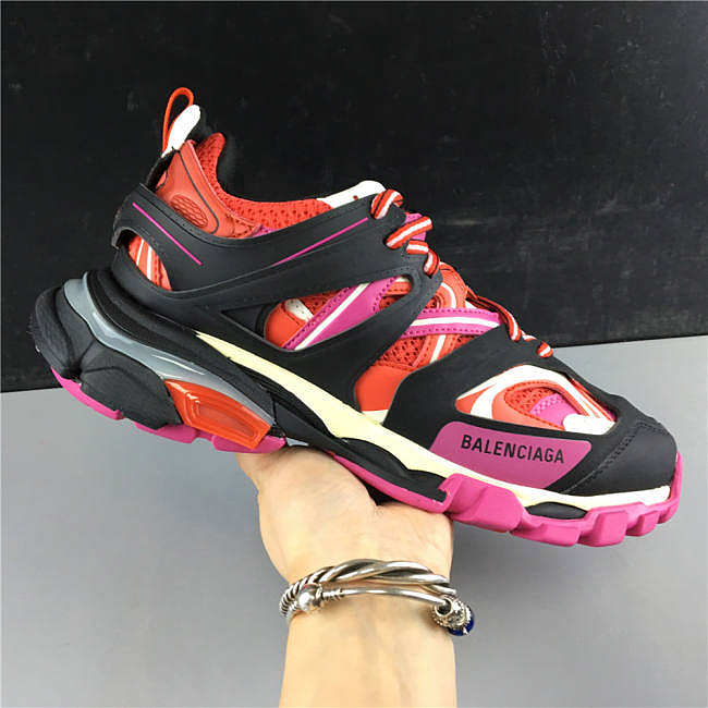 Balenciaga Track Trainers Pink Red - 1