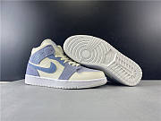 Air Jordan 1 Mid Mixed Textures Blue DA4666-100  - 6