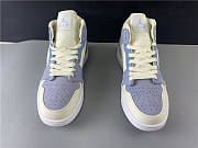 Air Jordan 1 Mid Mixed Textures Blue DA4666-100  - 5