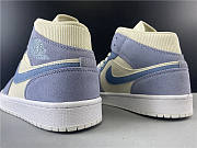 Air Jordan 1 Mid Mixed Textures Blue DA4666-100  - 4