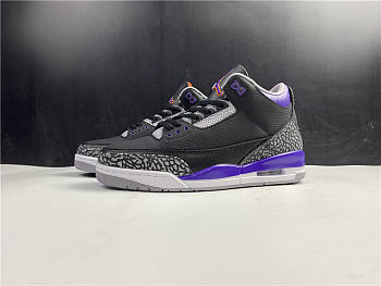 Air Jordan 3 Retro Black Court Purple CT8532-050 