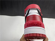 Nike Dunk High Ambush Red and White CU7544-102  - 4