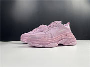 Balenciaga Wmns Triple S Sneaker Allover Logo - Pink 524039 W2FA1 5090  - 4