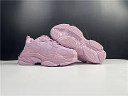 Balenciaga Wmns Triple S Sneaker Allover Logo - Pink 524039 W2FA1 5090  - 5