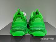Balenciaga Triple S Neon Green Clear Sole 541624 W09OL 3801 - 4