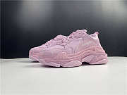 Balenciaga Wmns Triple S Sneaker Allover Logo - Pink 524039 W2FA1 5090  - 1