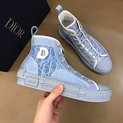Dior B23 High Top Daniel Arsham Light Blue 3SH118YUP_H561 - 2