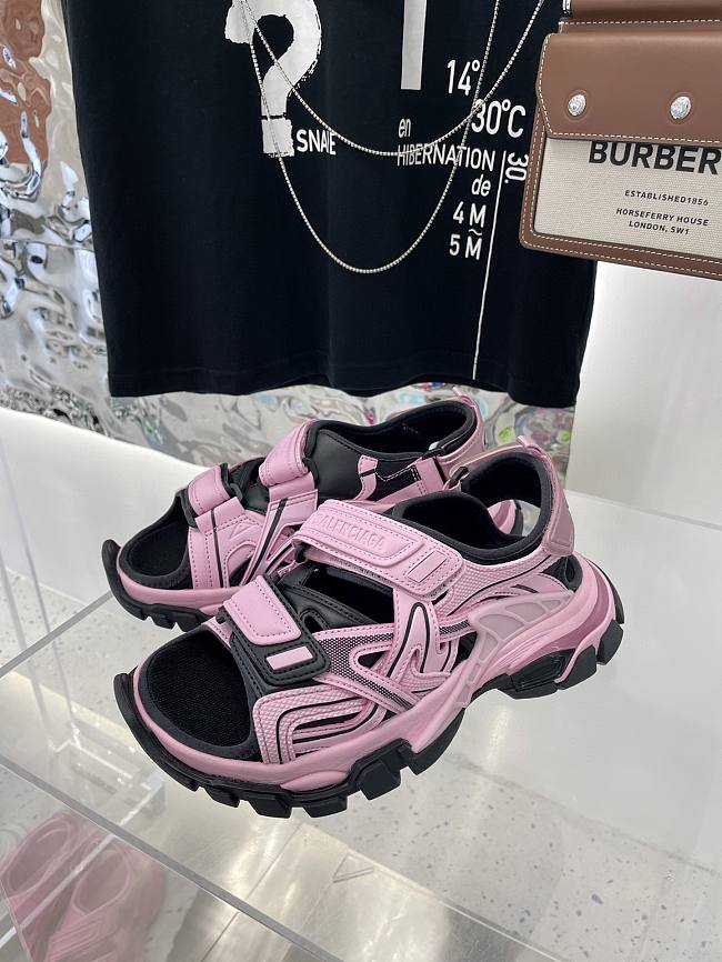 Balenciaga Track Sandal Neon Pink 617543W2FH15010 - 1