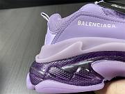 Balenciaga Triple S Clear Sole Purple 544351 W2GA1 5890 - 5