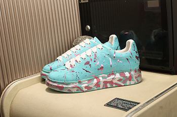 Alexander McQueen Oversized Pink Blue Color Fading