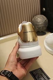 Alexander McQueen Oversized White Glossy Gold - 5