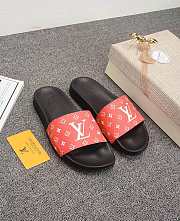 Red Louis Vuitton Slide - 2