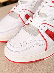 Louis Vuitton LV Trainer Sneaker White Red - 3
