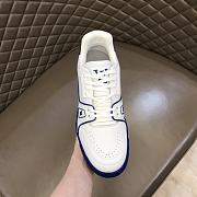 Louis Vuitton LV Trainer Sneaker Low Blue White - 2