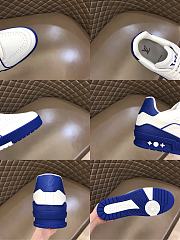Louis Vuitton LV Trainer Sneaker Low Blue White - 6