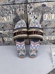 Dior Cruise Dway Slippers Blue Jungle - 4