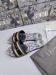 Dior Cruise Dway Slippers Blue Jungle - 3