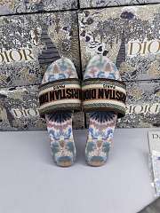 Dior Cruise Dway Slippers Blue Jungle - 2