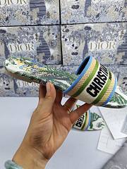 Dior Cruise Dway Slippers Green Jungle - 6