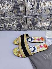 Dior Cruise Dway Slippers Yellow Jungle - 2
