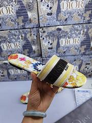 Dior Cruise Dway Slippers Yellow Jungle - 3