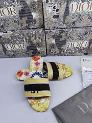 Dior Cruise Dway Slippers Yellow Jungle - 6