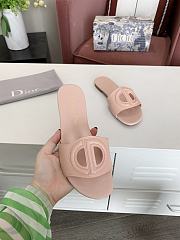 Dior D-Club Slide Peach Calfskin - 2