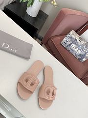Dior D-Club Slide Peach Calfskin - 3
