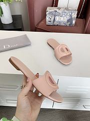Dior D-Club Slide Peach Calfskin - 4