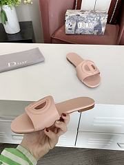 Dior D-Club Slide Peach Calfskin - 6