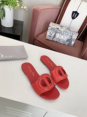 Dior D-Club Slide Red Calfskin - 3