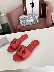 Dior D-Club Slide Red Calfskin - 5