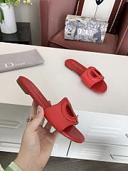 Dior D-Club Slide Red Calfskin - 6