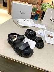 Dior Dioract Sandal Black Lambskin KCQ547LAB_S900 - 4