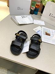 Dior Dioract Sandal Black Lambskin KCQ547LAB_S900 - 6